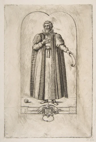 François Viète by Charles Meryon, print, 1861