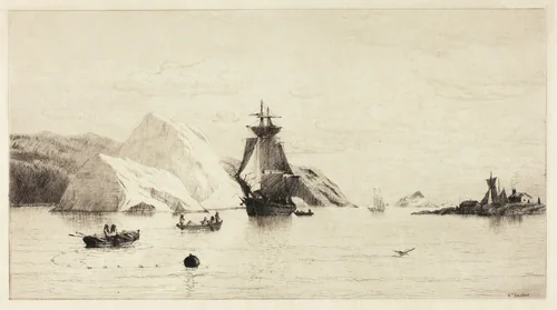 Arctic Seascape by William Bradford, print, 1843-1892