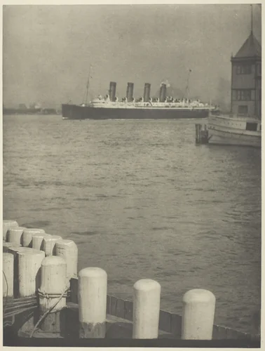 Outward Bound, The Mauretania by Alfred Stieglitz, print, 1910
