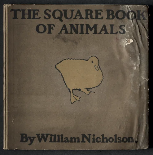 "The Square Book of Animals:" Cover by William Nicholson, print, 1899