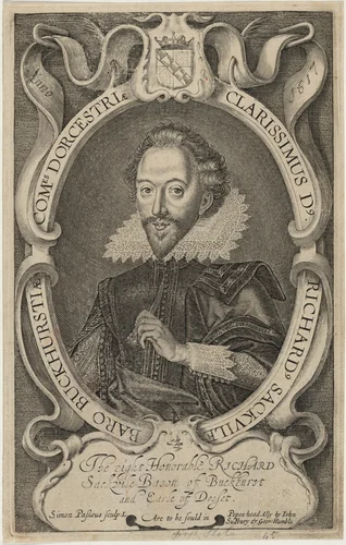 Richard Sackville, Third Earl of Dorset by Simon van de Passe, print, 1595-1647
