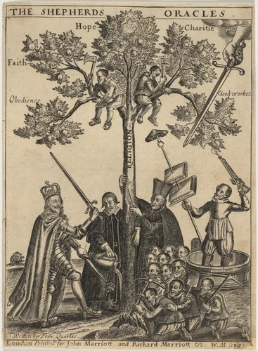 Title Page to Francis Quarles, Shepherds Oracles by William Marshall, print, 1646