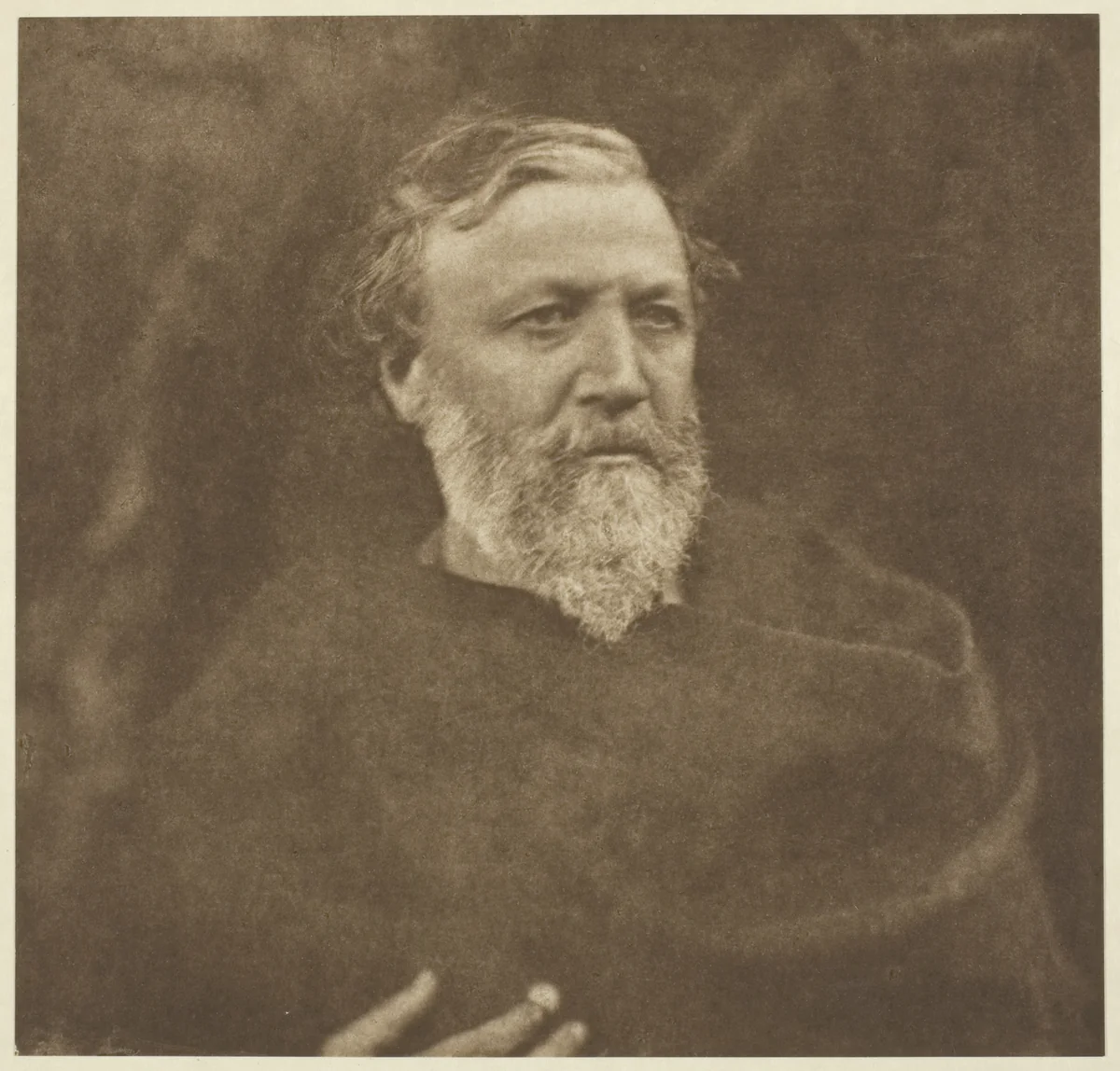 Robert Browning by Julia Margaret Cameron, print, 1865