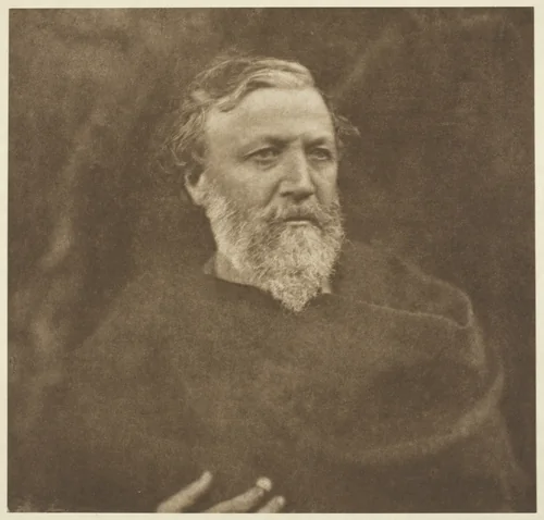 Robert Browning by Julia Margaret Cameron, print, 1865