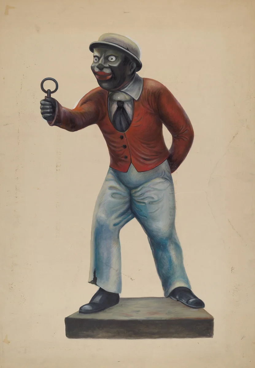 Hitching Post by Walter Hochstrasser, index of american design, 1937