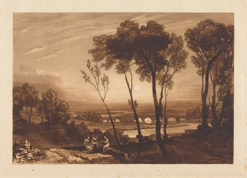 The Bridge in Middle Distance by Charles Turner
Joseph Mallord William Turner, print, 1808