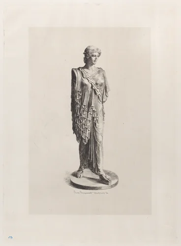 Minerva of Besançon by Jules Ferdinand Jacquemart, print, 1864