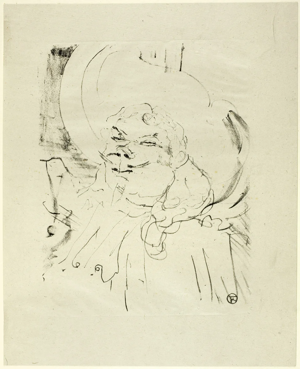 Coquelin the Elder, from Treize Lithographies by Henri de Toulouse-Lautrec, print, 1898