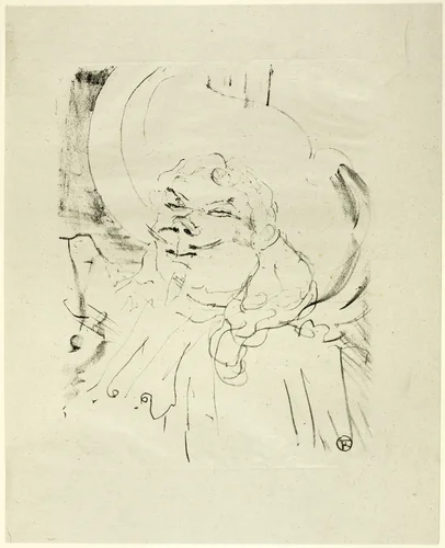 Coquelin the Elder, from Treize Lithographies by Henri de Toulouse-Lautrec, print, 1898