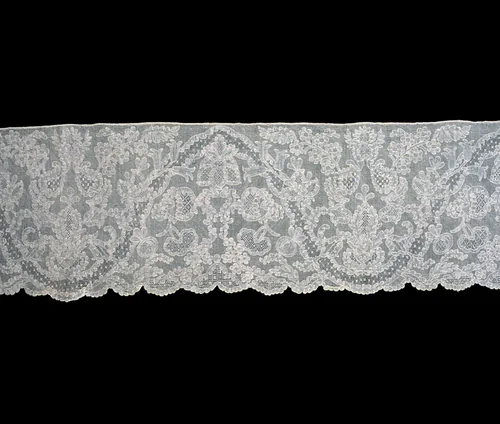 Flounce by Possibly France, textile, 1740-1759