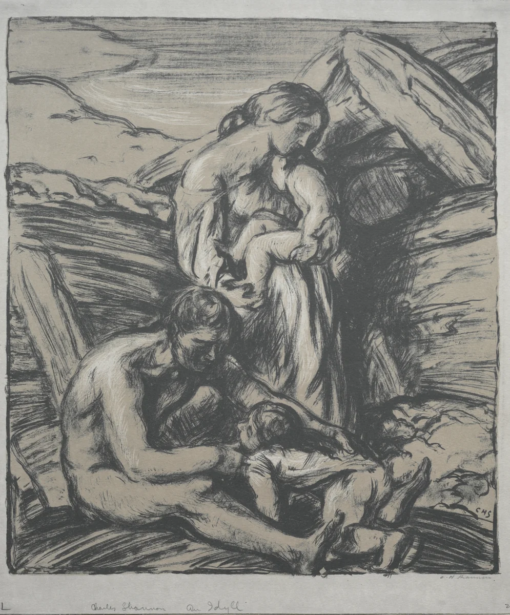 An Idyll by Charles Hasslewood Shannon, print, 1905