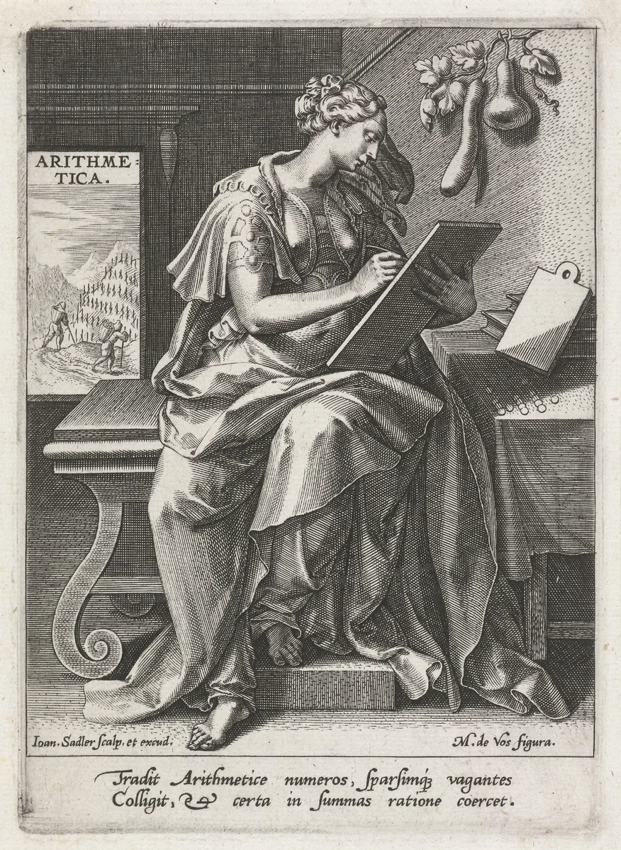 Aritmetica by Unknown, print, 1560-1600