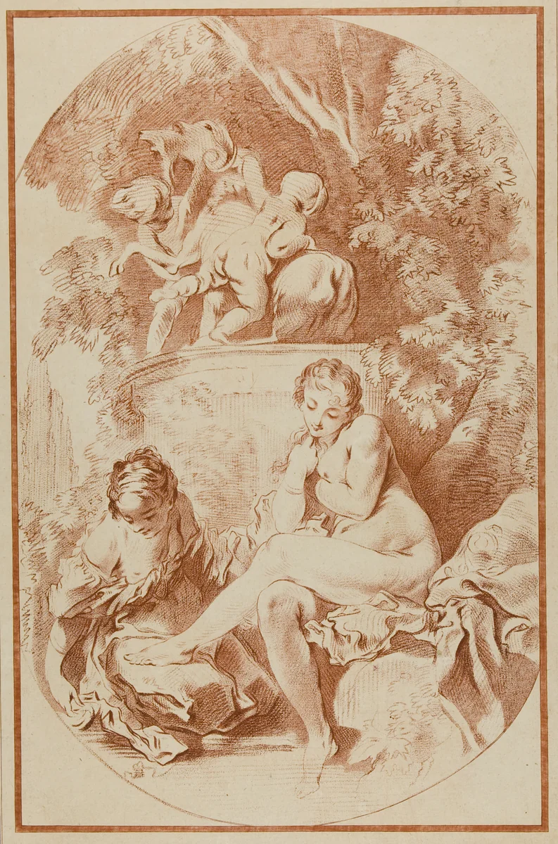 Bathsheba, from A Collection of Prints in Imitation of Drawings by William Wynne Ryland, print, 1764