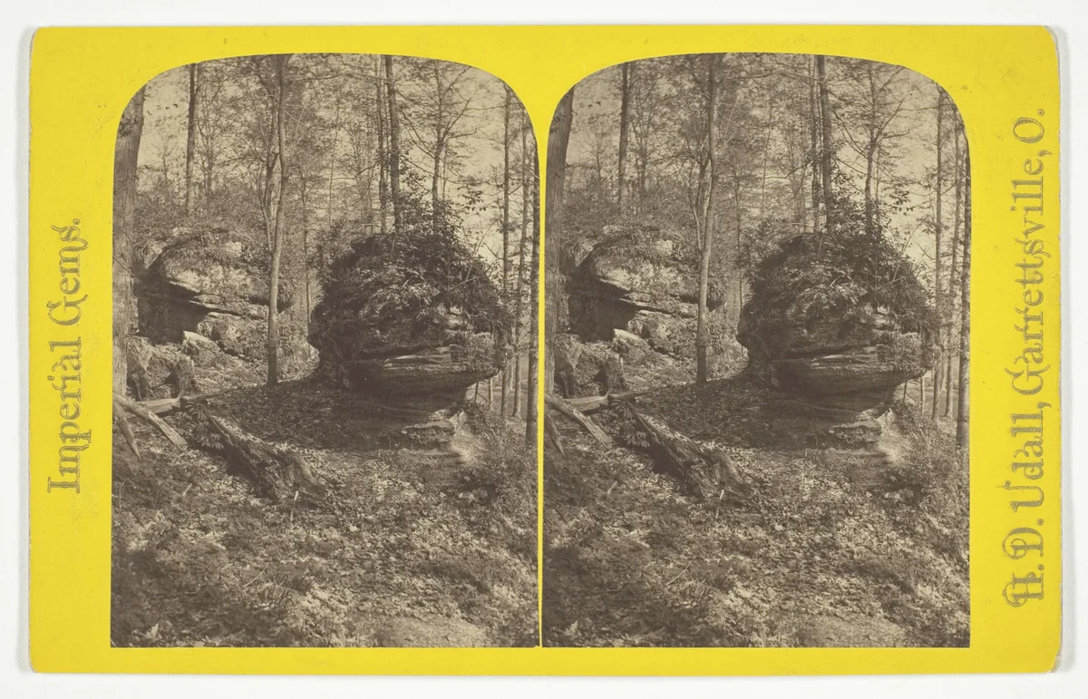 Turtle Rock, No. 23 from the series "Imperial Gems" by H. D. Udall, photograph, 1875-1899