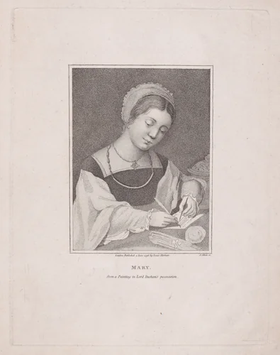 Mary, Queen of Scots by Isaac Herbert, print, 1796