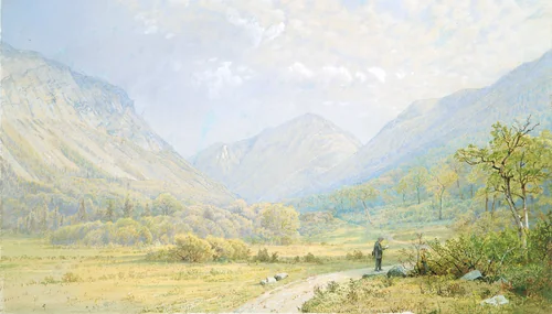 Franconia Notch, New Hampshire by William Trost Richards, artwork, 1872