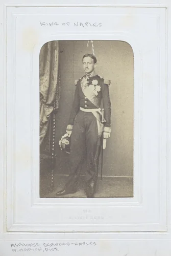 King of Naples by Alphonse Bernoud, photograph, 1860-1869