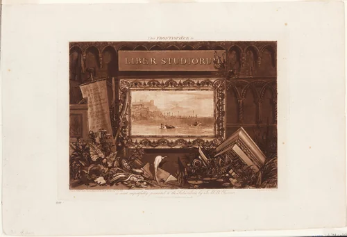 The Frontispiece to Liber Studiorum by Joseph Mallord William Turner, print, 1812
