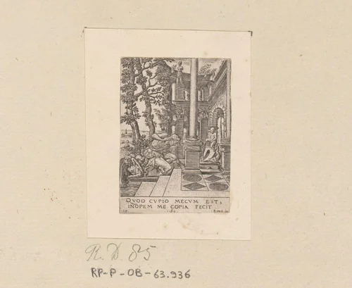 Narcissus by Unknown, print, 1569