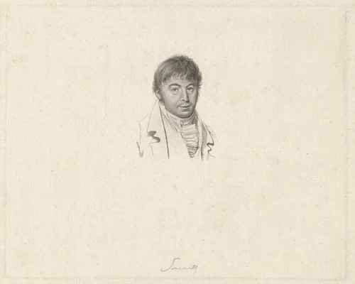 Portret van Jacob Smies by Jacob Ernst Marcus, print, 1811