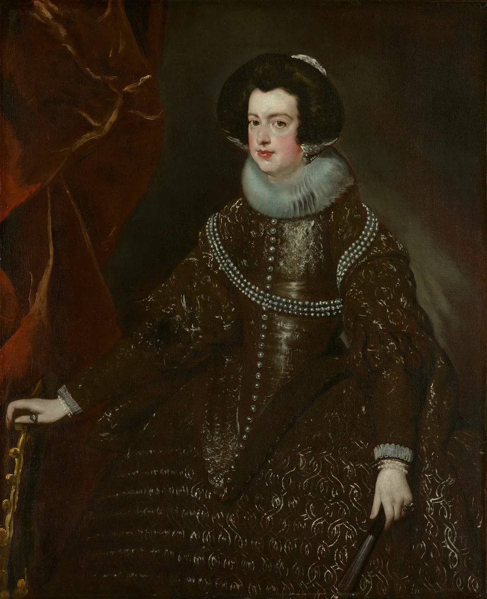 Isabella of Bourbon, Wife of Philip IV of Spain by Diego Velázquez, painting, 1627-1637