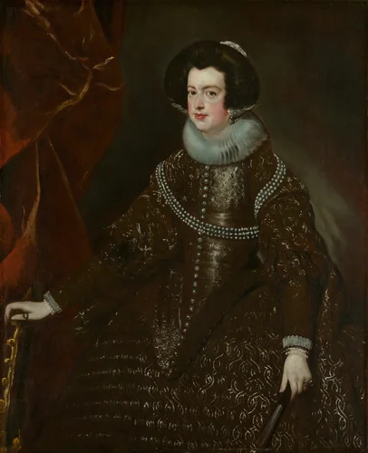 Isabella of Bourbon, Wife of Philip IV of Spain by Diego Velázquez, painting, 1627-1637