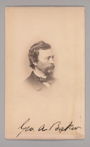 [George Augustus Baker] by Maurice Stadtfeld, photograph, 1860-1869