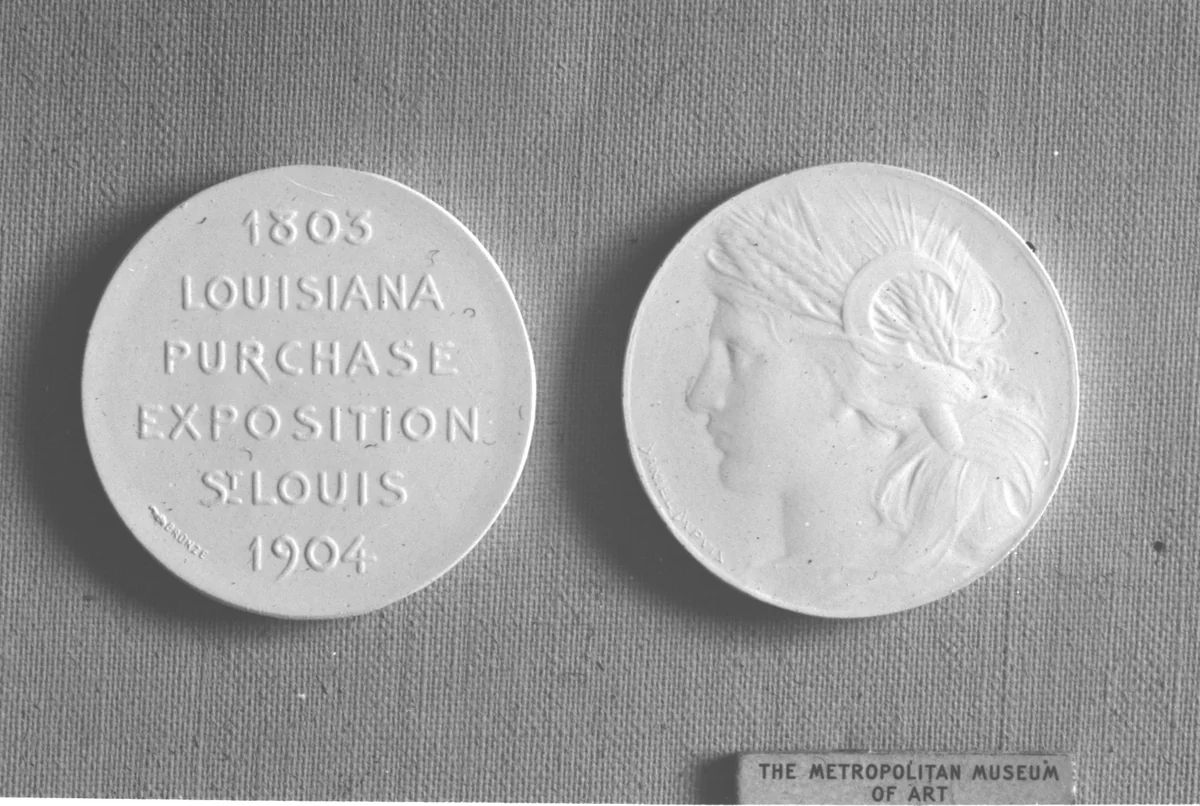Agriculture (for the St. Louis Exposition, 1904) by Daniel Jean-Baptiste Dupuis, metalwork, 1904