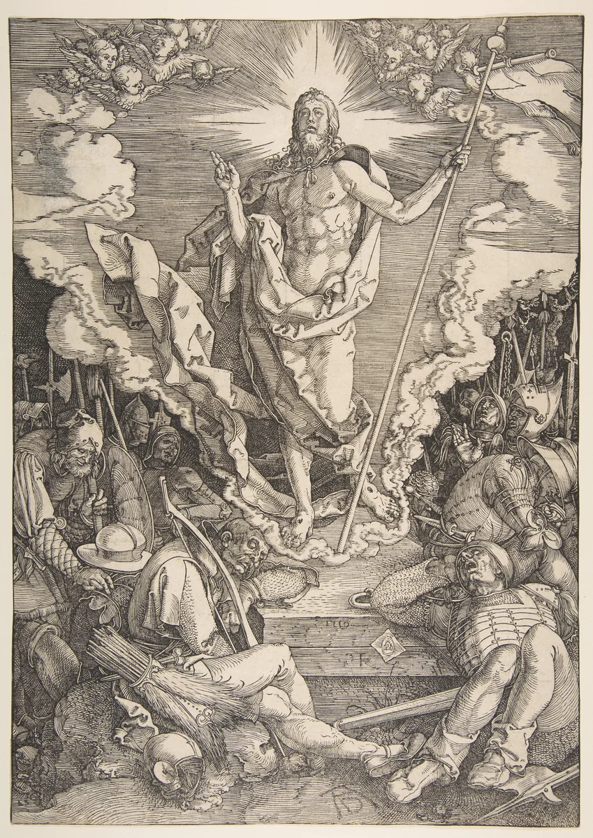 The Resurrection by Albrecht Dürer, print, 1485-1528