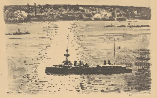 The French Cruiser by Childe Hassam, print, 1918