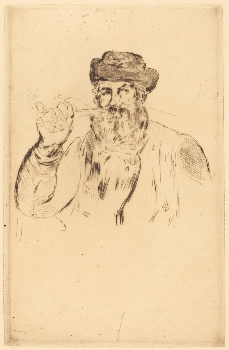 The Smoker (Le fumeur) by Edouard Manet, print, 1866