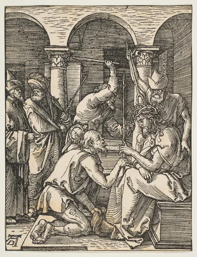 Christ Crowned with Thorns, from "The Small Passion" by Albrecht Dürer, print, 1509