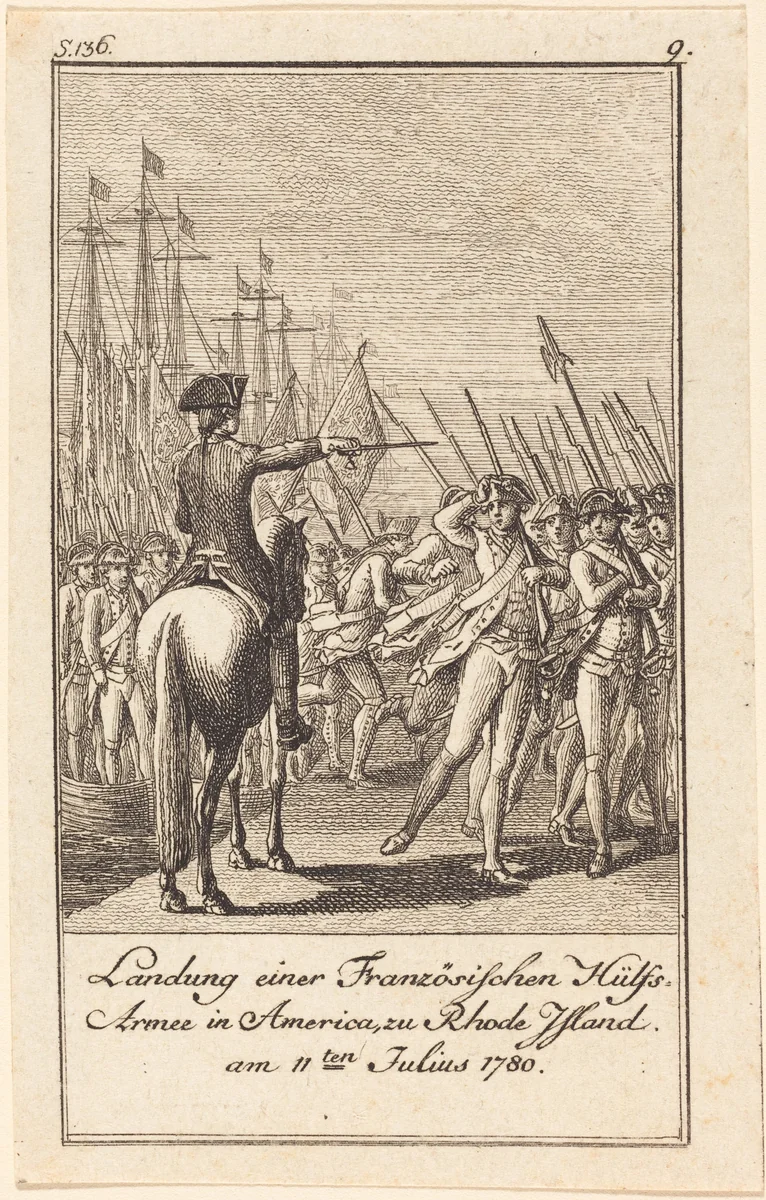 The History of the United States by Daniel Nikolaus Chodowiecki, print, 1783-1784