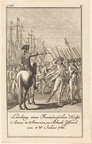 The History of the United States by Daniel Nikolaus Chodowiecki, print, 1783-1784