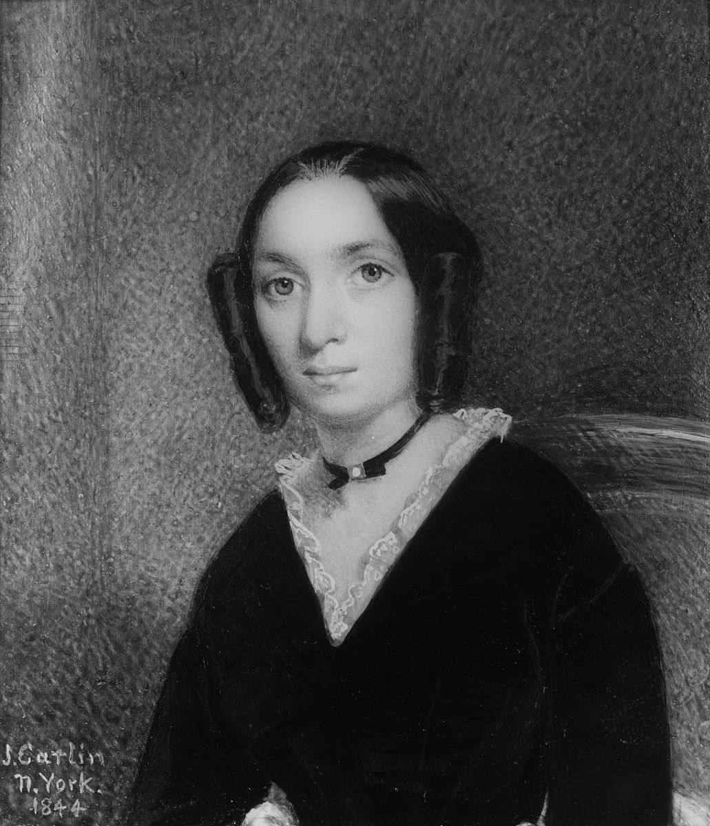 Portrait of a Lady by John Carlin, artwork, 1844