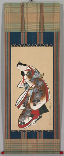 Courtesan by Kaigetsudō Doshin, painting, 1700-1720