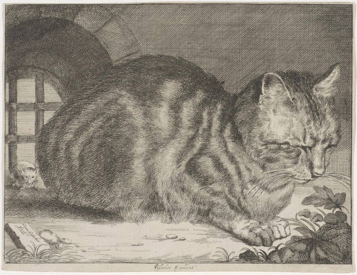 The Large Cat by anonymous, print, 1648-1658