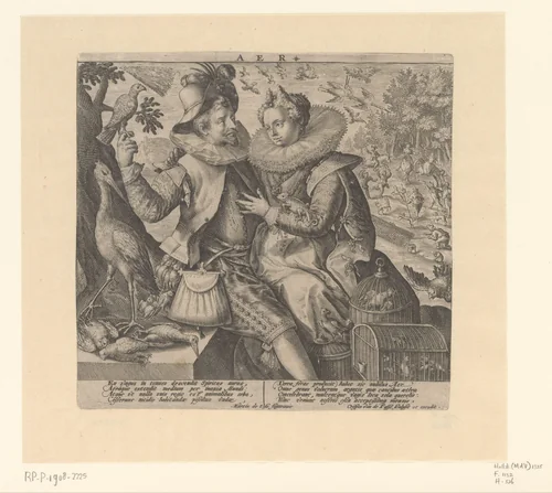 Lucht by Unknown, print, 1580-1588