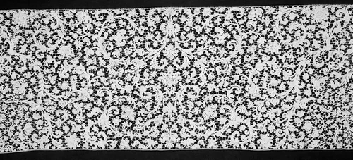 Flounce (Incomplete) by Italy, Venice, textile, 1650-1700