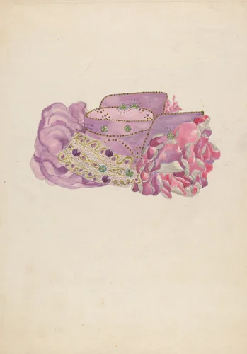 Hat by Mae Szilvasy, index of american design, 1935-1942