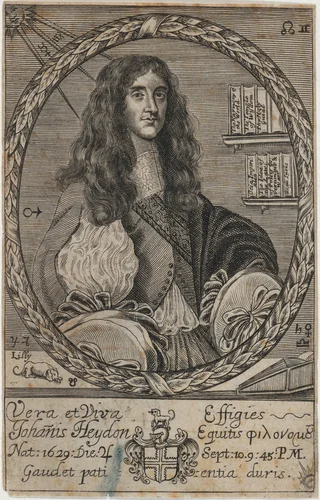John Heydon by Unknown 19th Century, print, 1664