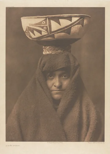 Portfolio XVII, Plate 614: A Zuñi Woman by Edward Curtis, other, 1903