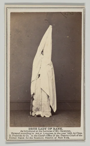 Druz Lady of Rank by C.D. Fredricks & Co., photograph, 1863