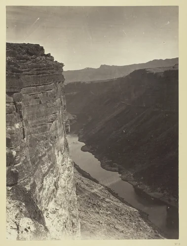 Grand Cañon, Colorado River, Near Paria Creek, Looking East by William H. Bell, photograph, 1872