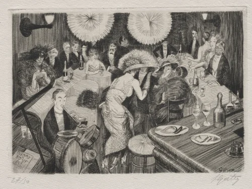Boeuf sur le Toit by Pierre Louis Gatier, print, 1898-1925