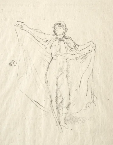 La Danseuse - A Study of the Nude by James McNeill Whistler, print, 1886-1896