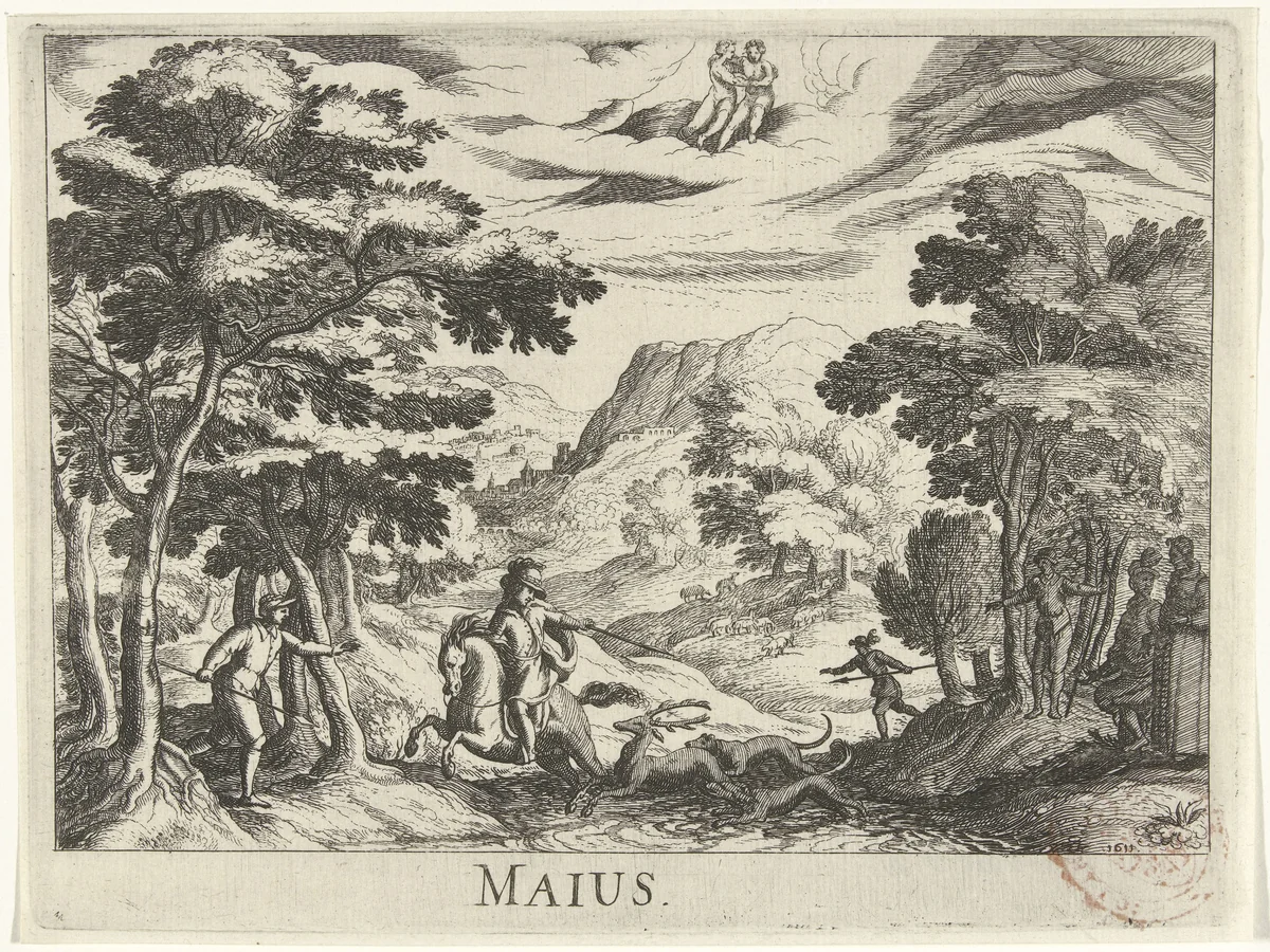 Mei by Simon Frisius, print, 1611