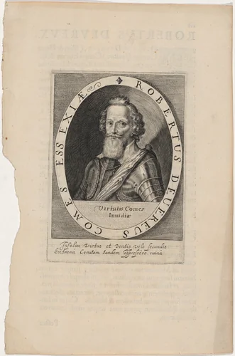 Robert Devereux, Second Earl of Essex by Willem de Passe, print, 1620