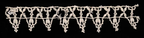 Bobbin Lace Edging of Points by Unknown, textile, 1550-1599