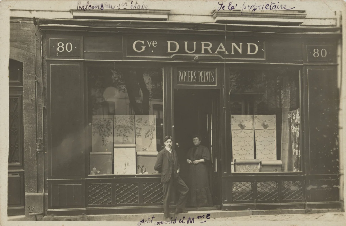 Gve Durand, Papiers peints, Ermont by Unidentified Photographer, photograph, 1908